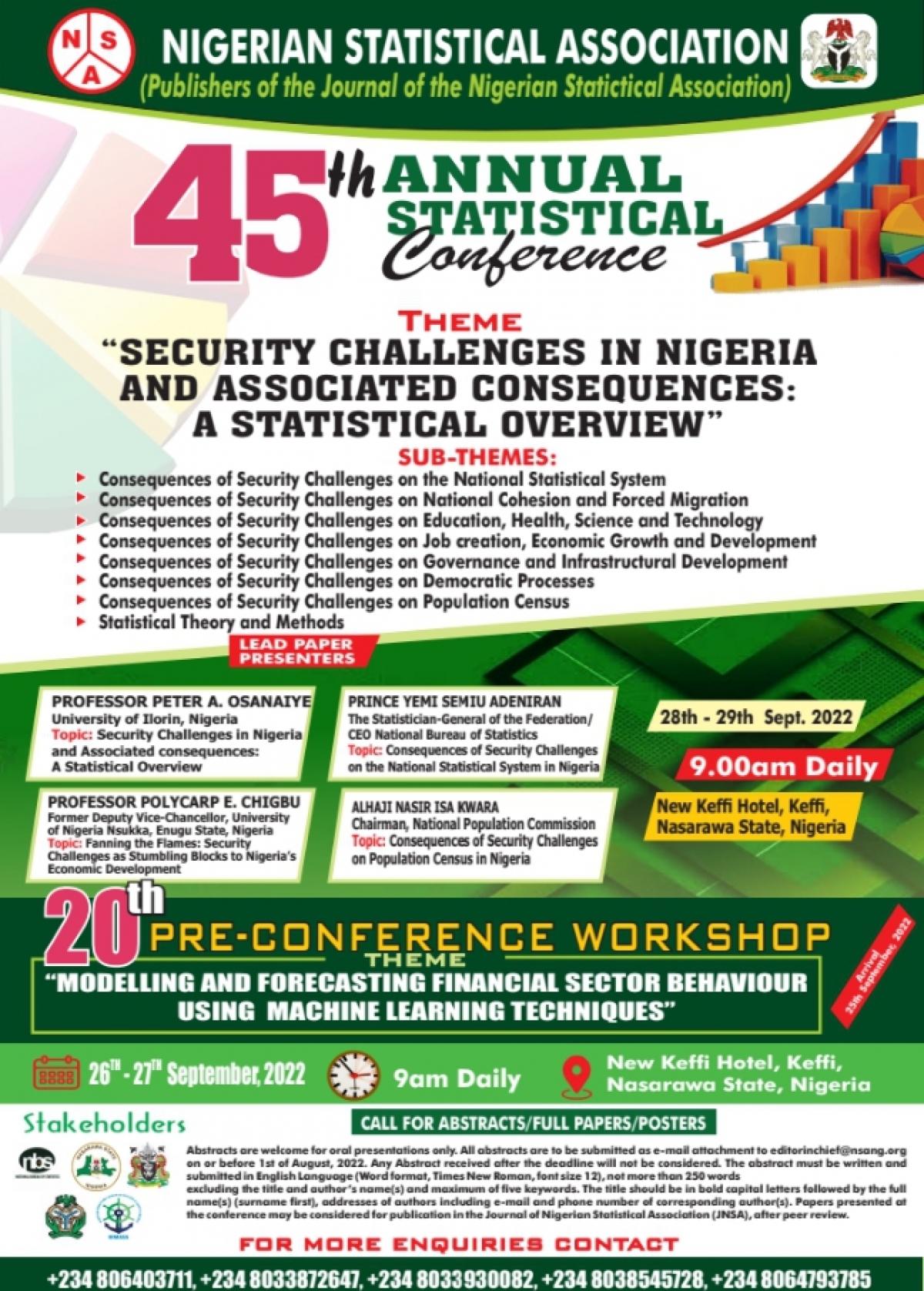 The 45th Annual Statistical Conference 2022